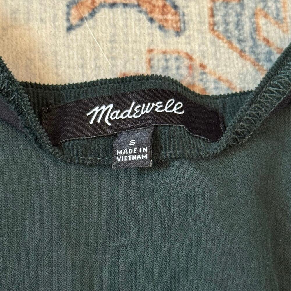 Madewell Corduroy Sophia Straight-Leg Jumpsuit Women’s 100% Cotton Size Small - Picture 11 of 14